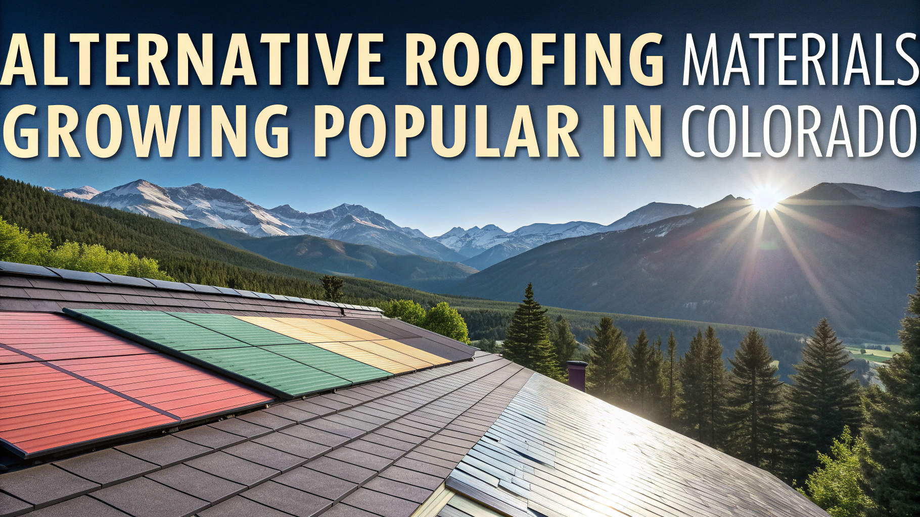 Alternative Roofing Materials Growing Popular in Colorado