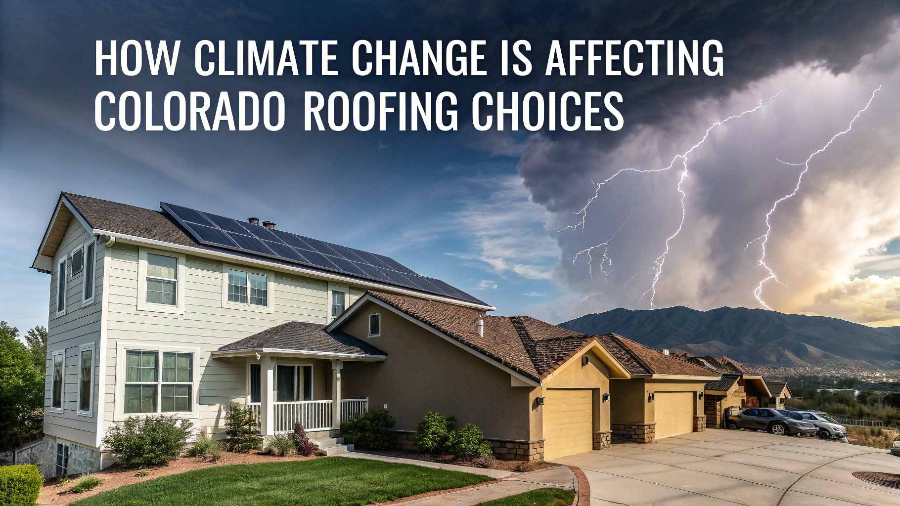 How Climate Change is Affecting Colorado Roofing Choices