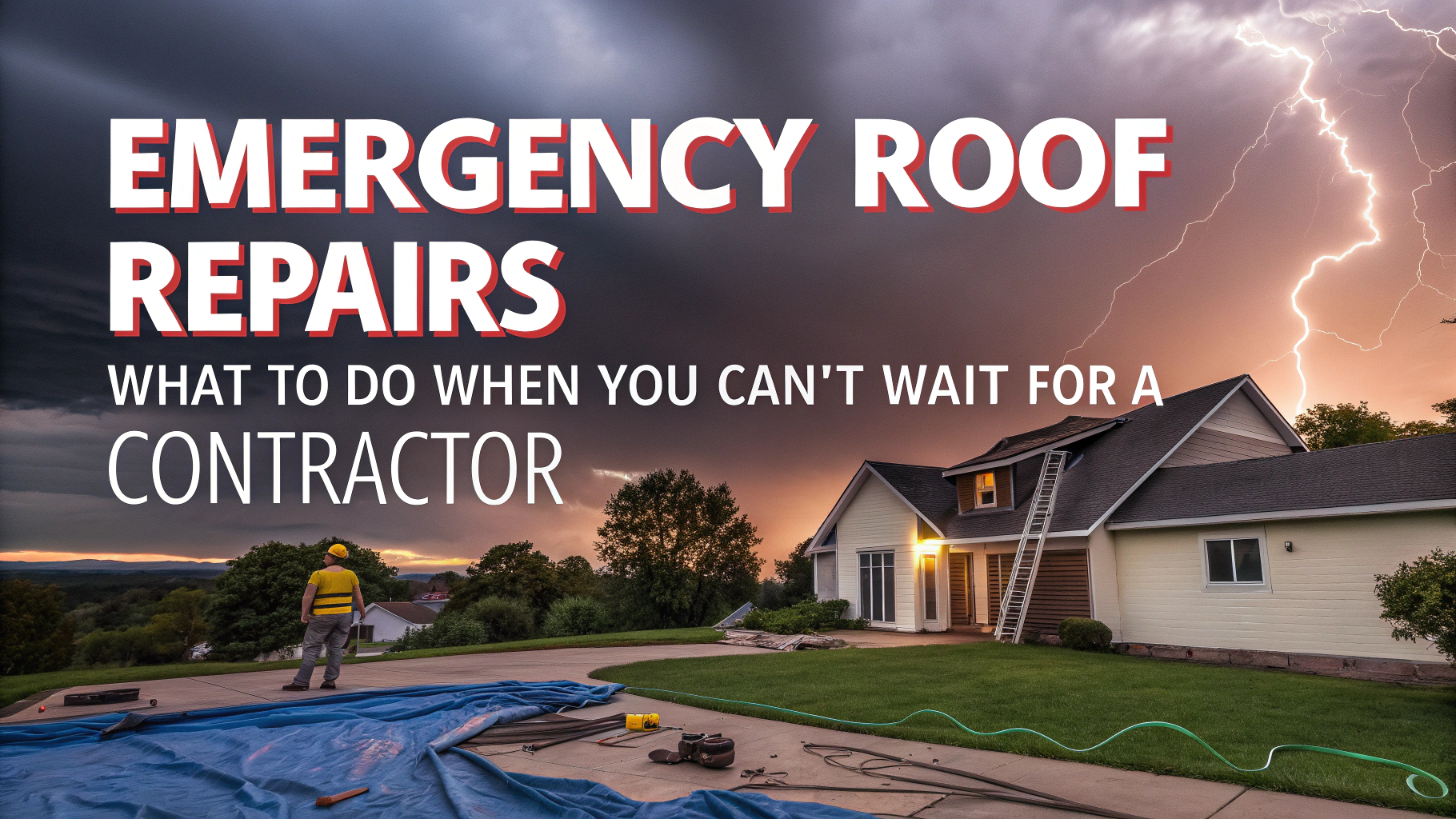 Emergency Roof Repairs: What to Do When You Can't Wait for a Contractor