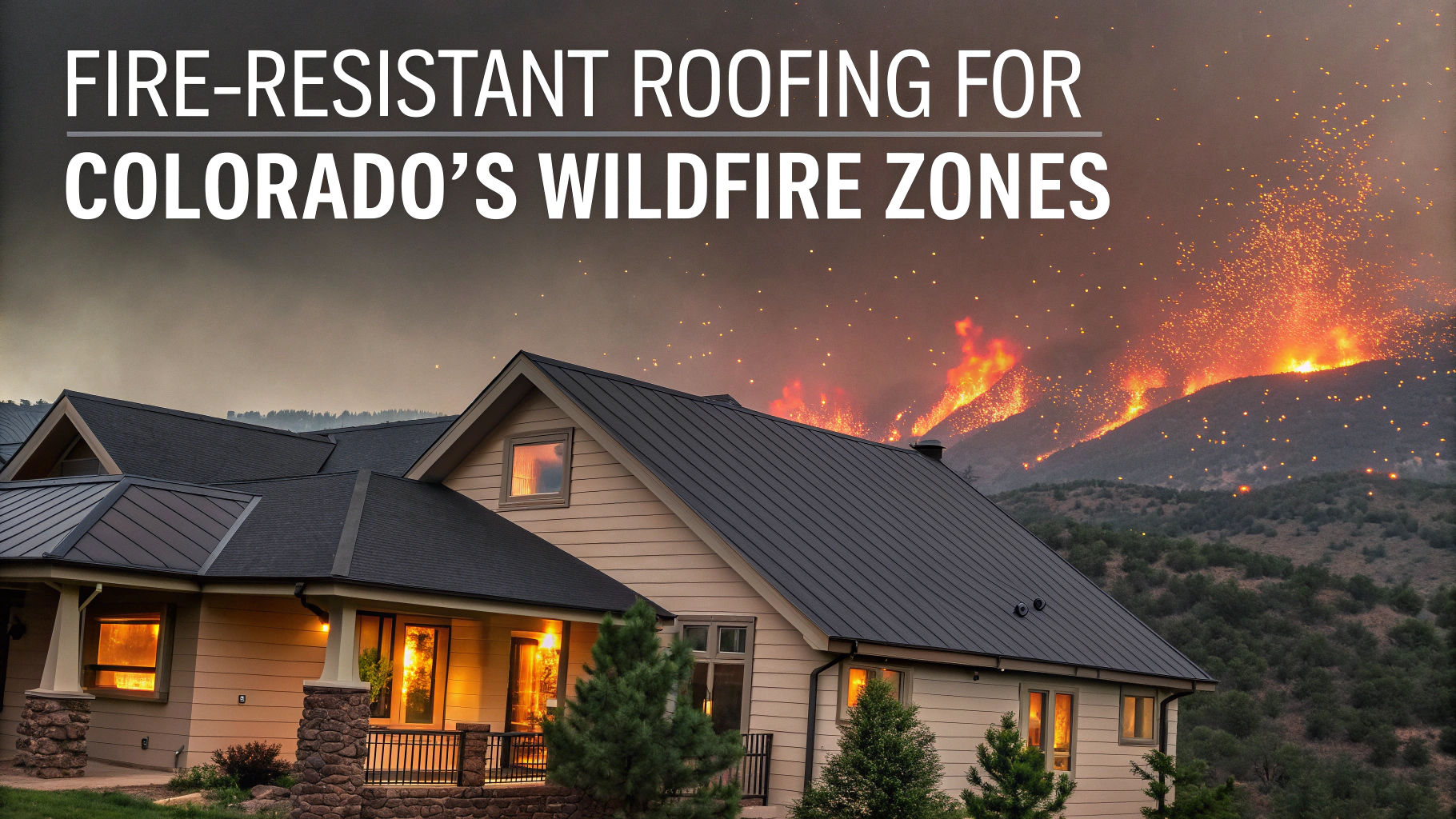 Fire-Resistant Roofing for Colorado&#8217;s Wildfire Zones