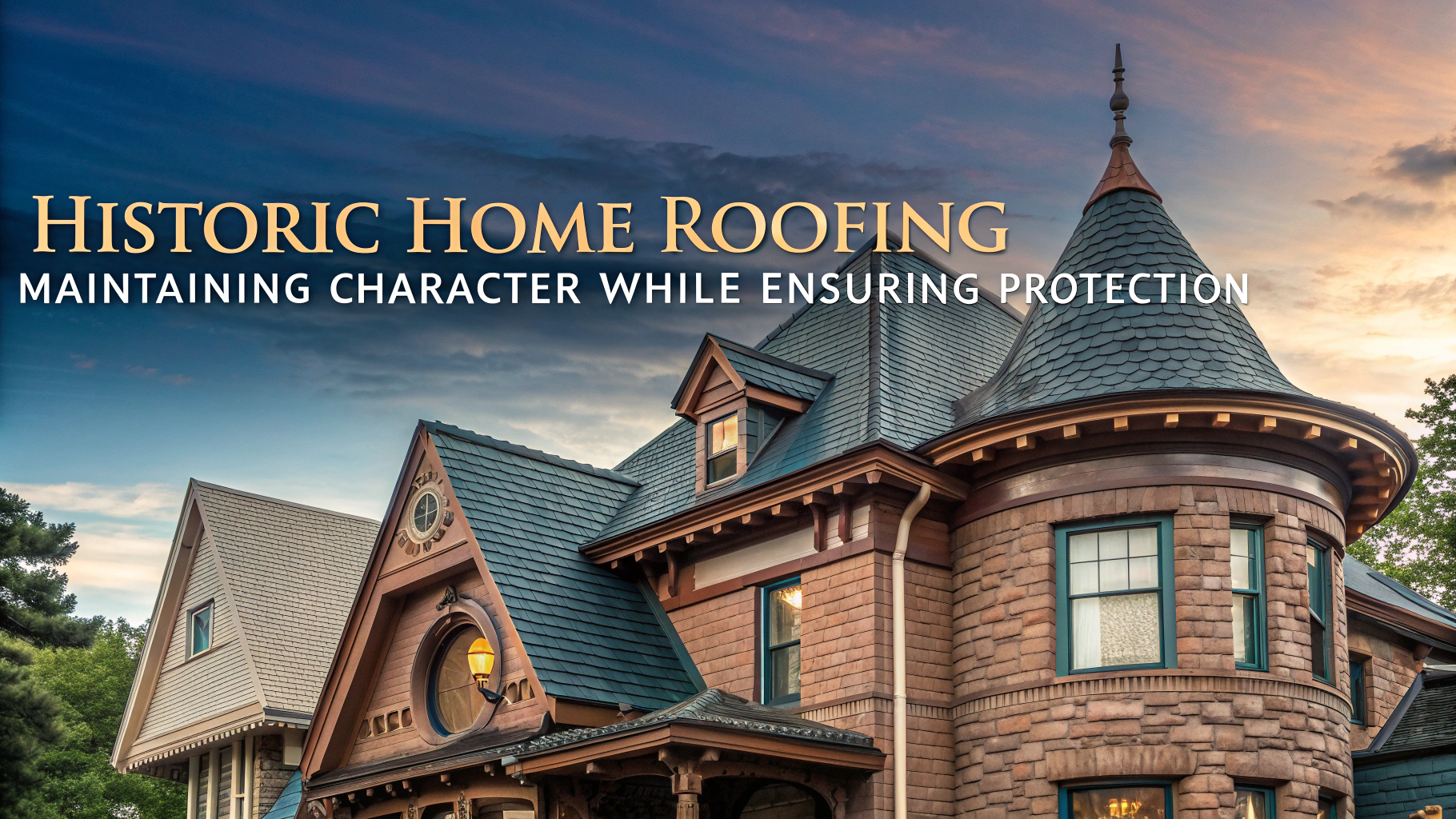 Historic Home Roofing: Maintaining Character While Ensuring Protection