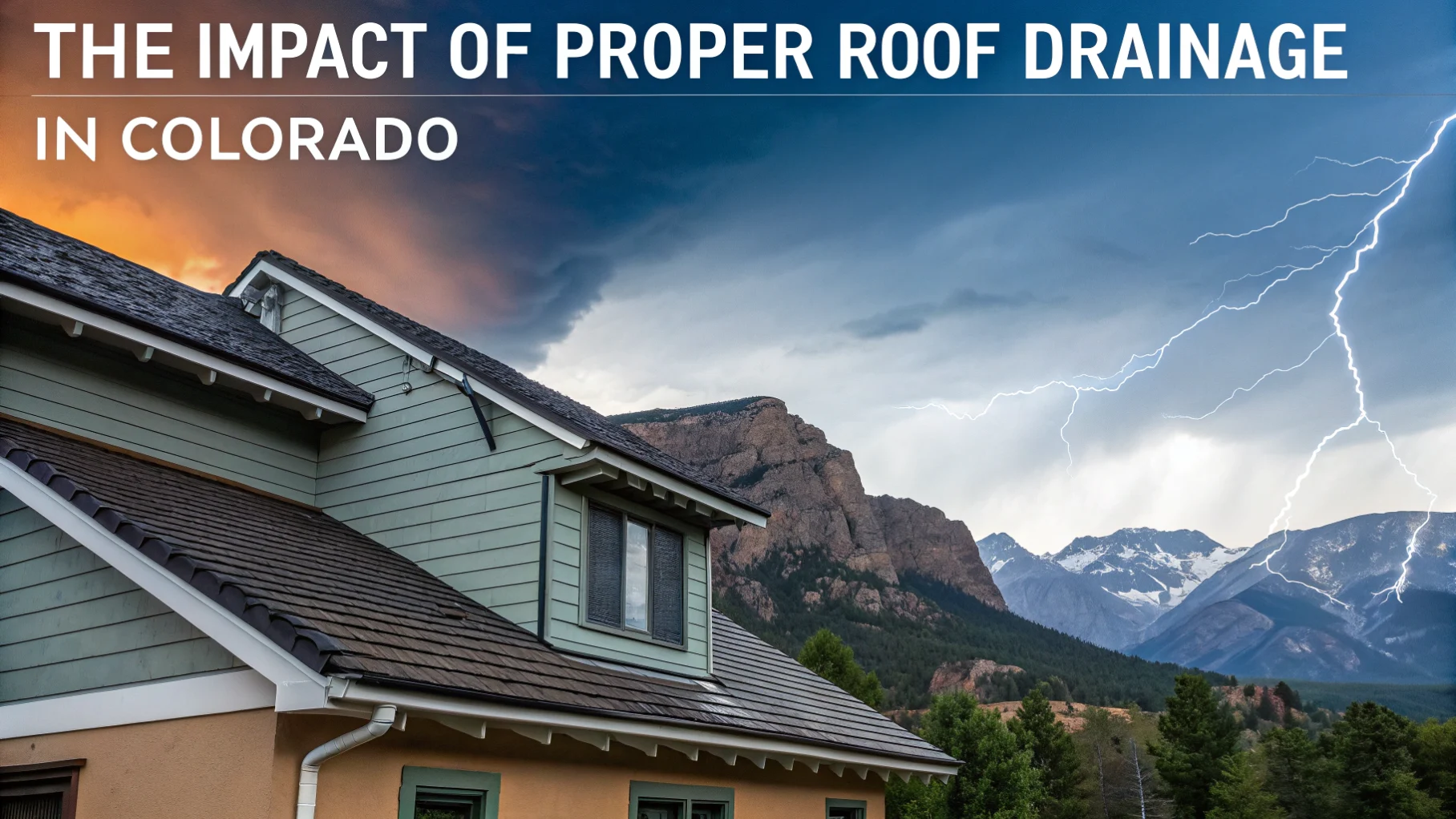 The Impact of Proper Roof Drainage in Colorado