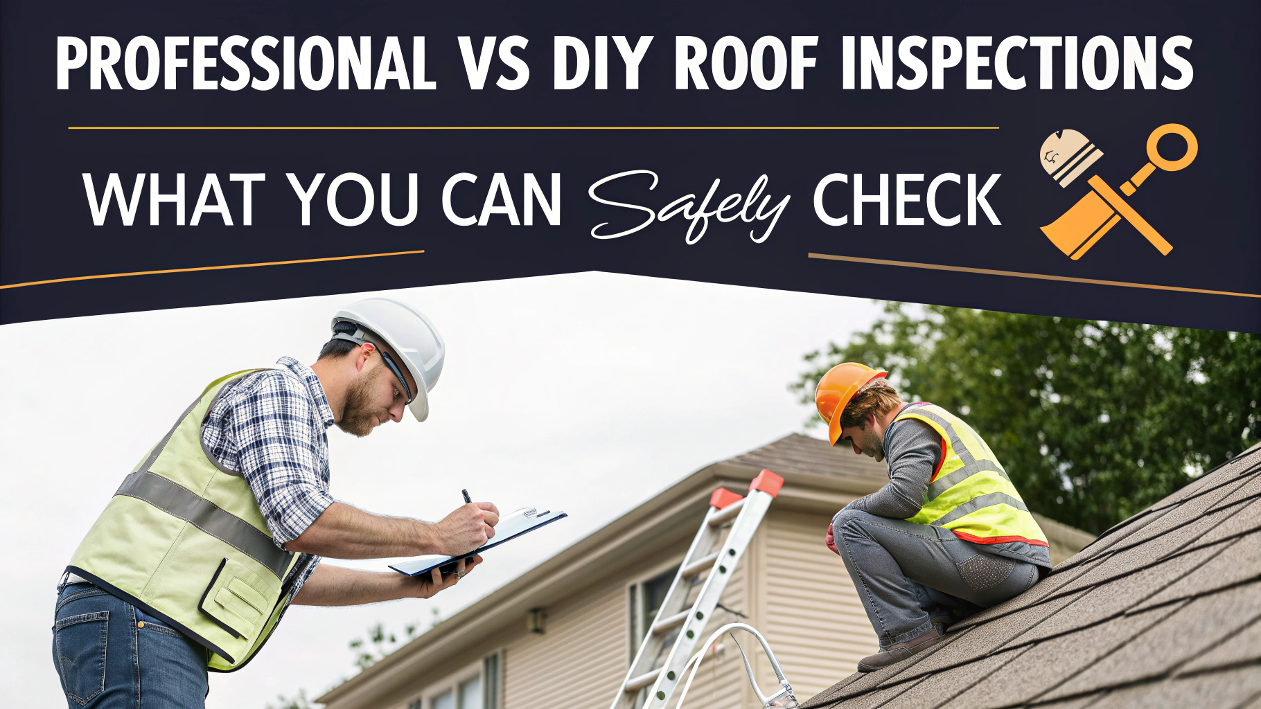 Professional vs DIY Roof Inspections: What You Can Safely Check