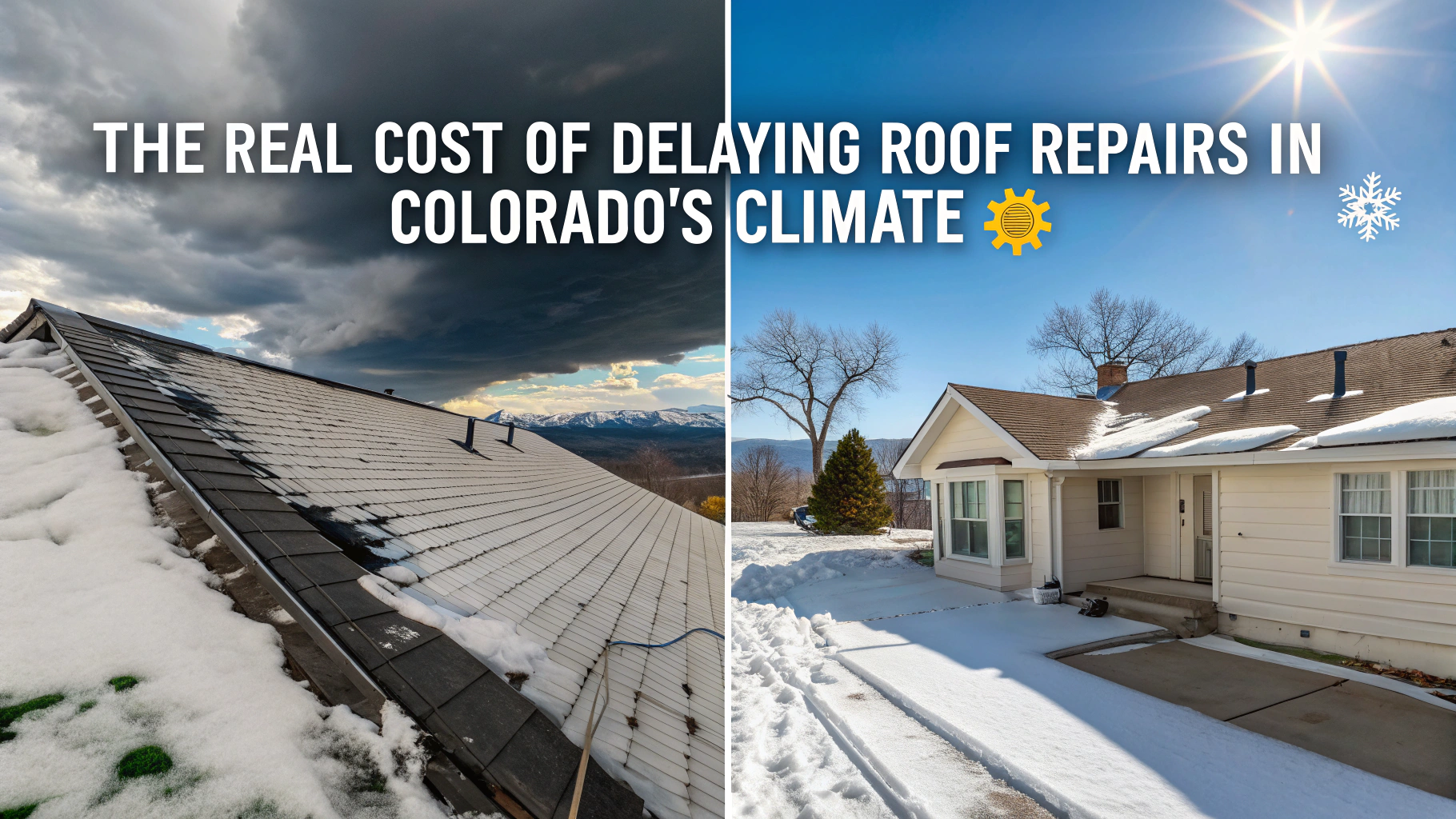 The Real Cost of Delaying Roof Repairs in Colorado's Climate
